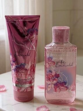 Bath and Body Works Be Enchanted Body Cream Lotion Body Wash Set NWT